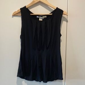 Max Studio tank top with pleated details